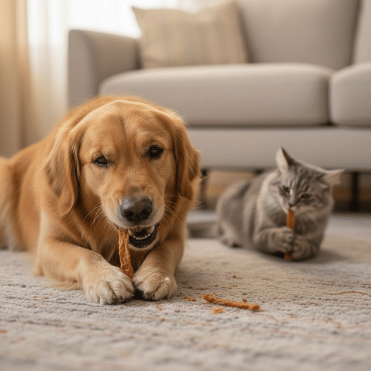 Filet de poulet chien et chat friandises à mâcher